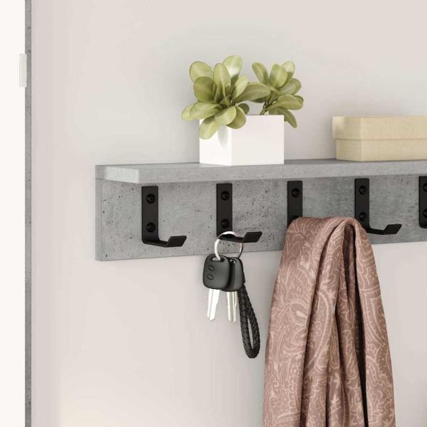 Wandmontierter nachttisch Wandhalterung Beton Grau