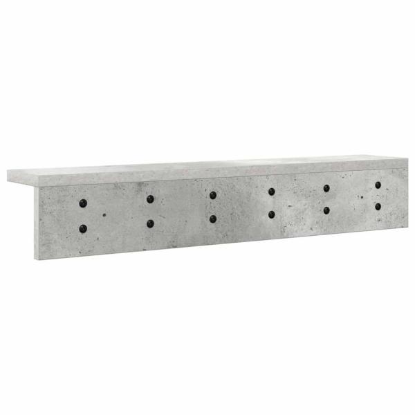 Wandmontierter nachttisch Wandhalterung Beton Grau