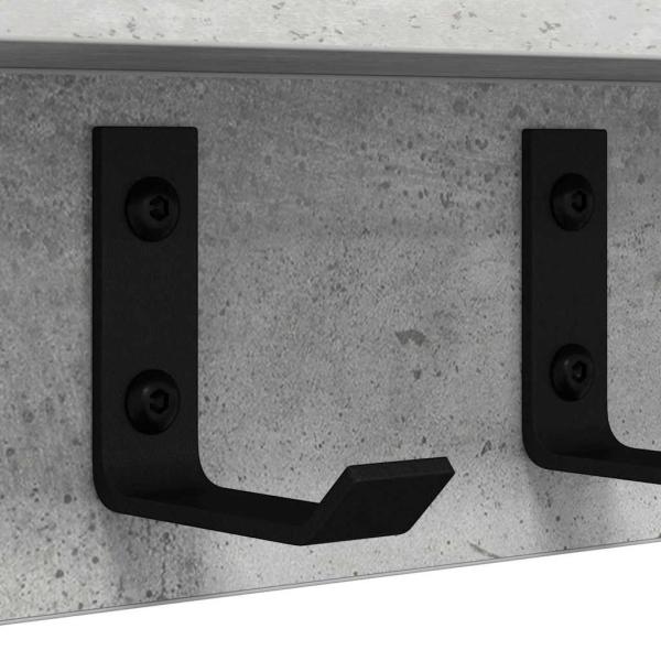 Wandmontierter nachttisch Wandhalterung Beton Grau
