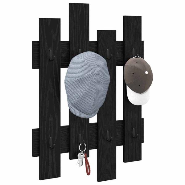 Wandmontierter nachttisch Wandhalterung Schwarz Eichen-Optik