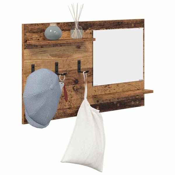 Wandmontierter nachttisch Wandhalterung Altholz 90 x 10 x 50 cm