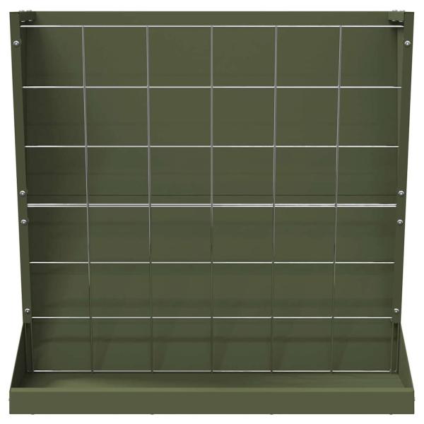 Heu Futterspender Olivgrün 71 x 33 x 70 cm 5 kg