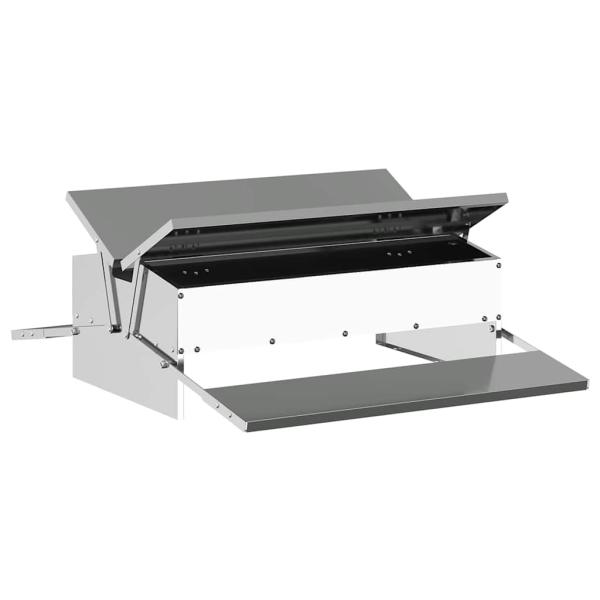 Hühnertretfeeder Silber 75 x 53 x 20,5 cm 10 kg