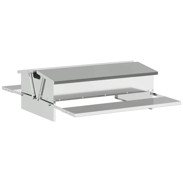 Hühnertretfeeder Silber 75 x 53 x 20,5 cm 10 kg