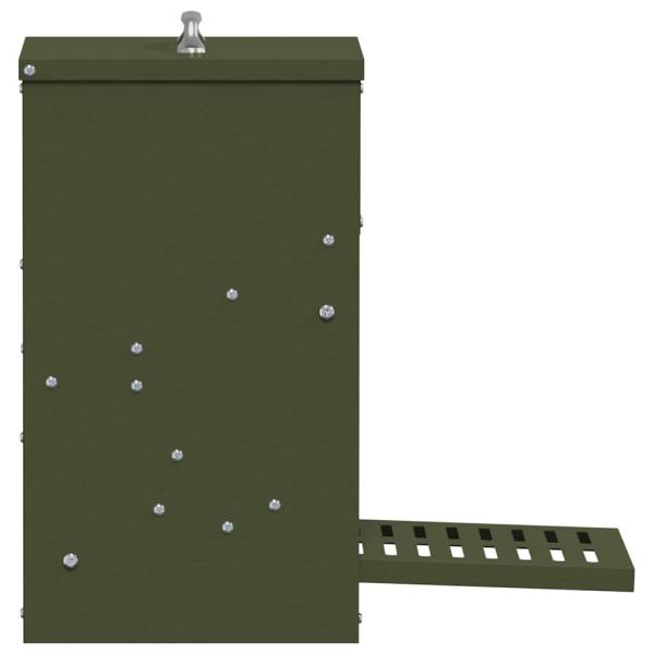 Hühnertretfeeder Olivgrün 25 x 42 x 40 cm 4 kg