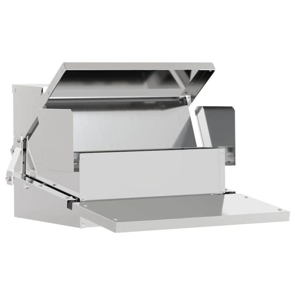 Hühnertretfeeder Silber 50 x 40 x 29 cm 2 kg Verzinkter Stahl