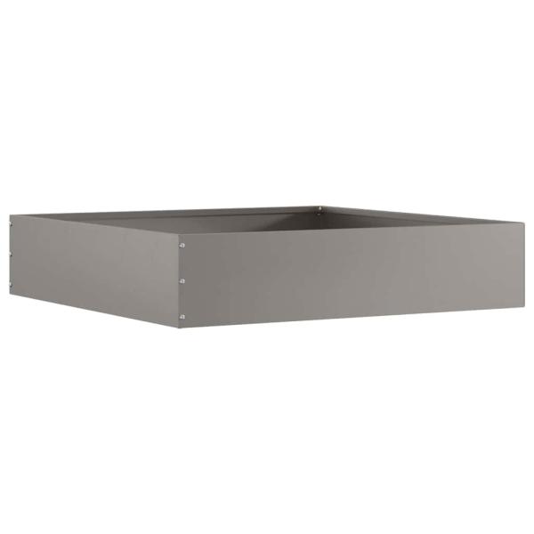 Rasenkante 60 x 60 x 13 cm Rostoptik