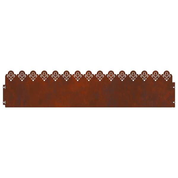 Rasenkanten 20 stk. 103 x 0,05 x 22 cm Wetterfeststahl