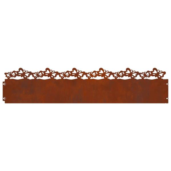 Rasenkanten 20 stk. 103 x 0,05 x 22 cm Wetterfeststahl