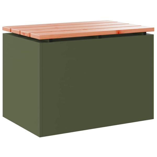 Gartenbank Olive Grün 60 x 40 x 43 cm