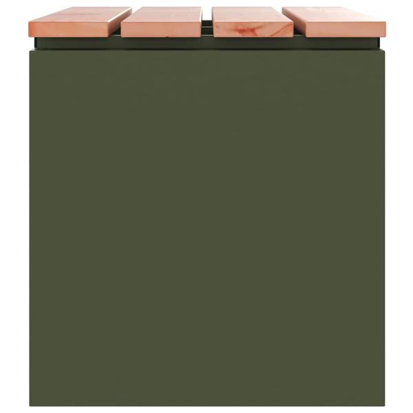Gartenbank Olive Grün 60 x 40 x 43 cm