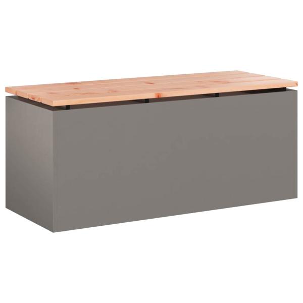 Gartenbank Wetterfeststahl 100 x 40 x 43 cm
