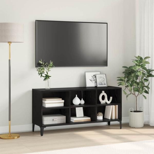 ARDEBO.de - TV-Schrankset Schwarz 103,5 x 30 x 50 cm Holzwerkstoff