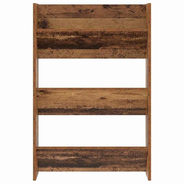 Schuhschrank 60 x 18 x 90 cm Holzwerkstoff Altholz