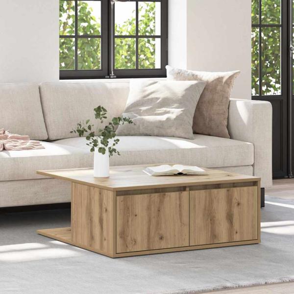 Couchtisch Artisan-Eiche 80 x 80 x 31 cm Holzwerkstoff