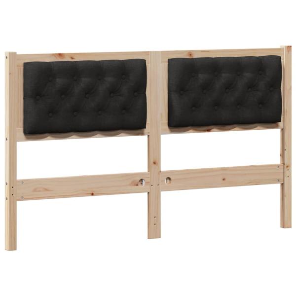 Kopfteil Sonstiges Braun und Schwarz 150 cm Massivholz Kiefer