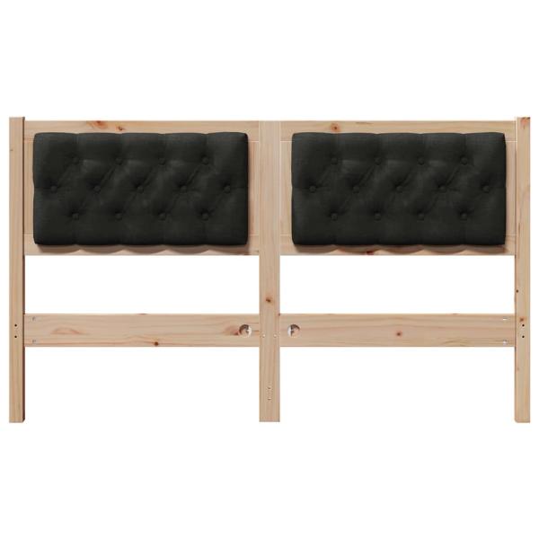 Kopfteil Sonstiges Braun und Schwarz 150 cm Massivholz Kiefer