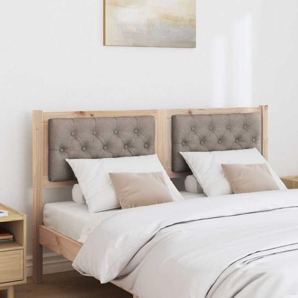 Kopfteil Sonstiges Braun und Taupe 150 cm Massivholz Kiefer