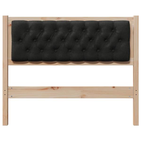 Kopfteil Sonstiges Braun und Schwarz 100 cm Massivholz Kiefer