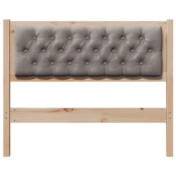 Kopfteil Sonstiges Braun und Taupe 100 cm Massivholz Kiefer