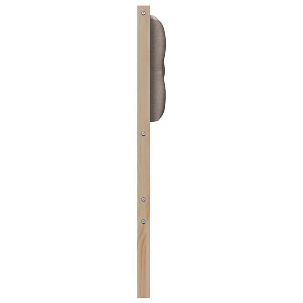 Kopfteil Sonstiges Braun und Taupe 100 cm Massivholz Kiefer