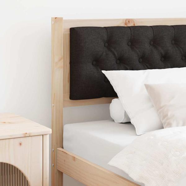 ARDEBO.de - Kopfteil Sonstiges Braun und Schwarz 90 cm Massivholz Kiefer