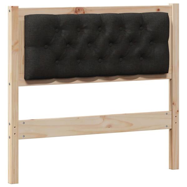 Kopfteil Sonstiges Braun und Schwarz 90 cm Massivholz Kiefer