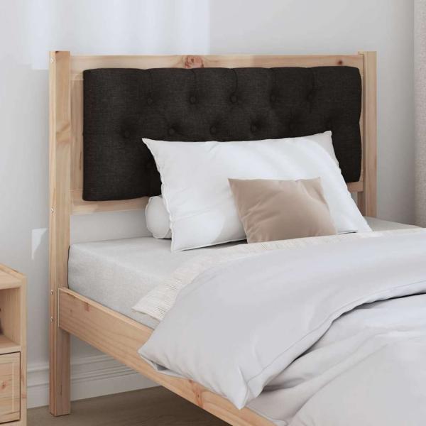 Kopfteil Sonstiges Braun und Schwarz 90 cm Massivholz Kiefer