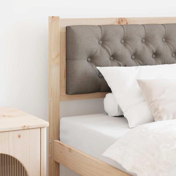 ARDEBO.de - Kopfteil Sonstiges Braun und Taupe 90 cm Massivholz Kiefer
