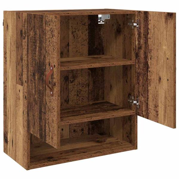 Wandschrank 60 x 31 x 70 cm Holzwerkstoff Altholz