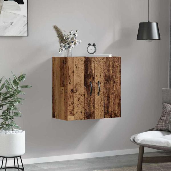 Wandschrank 60 x 31 x 60 cm Holzwerkstoff Altholz