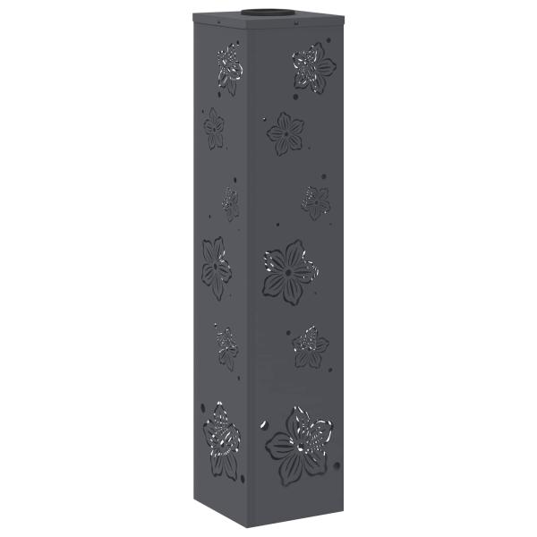 Solar LED Weg Licht 2 Stk. Warmes Weiß 18 x 18 x 80 cm