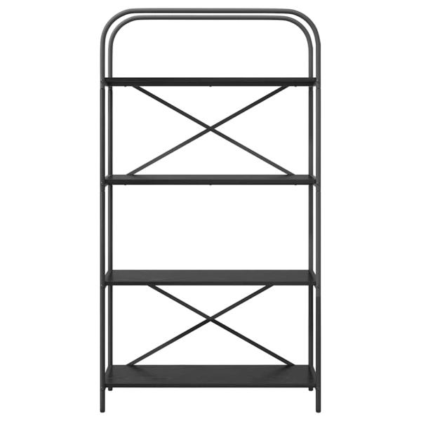 Bücherregal 4 Ebenen 80 x 30 x 146 cm Holzwerkstoff