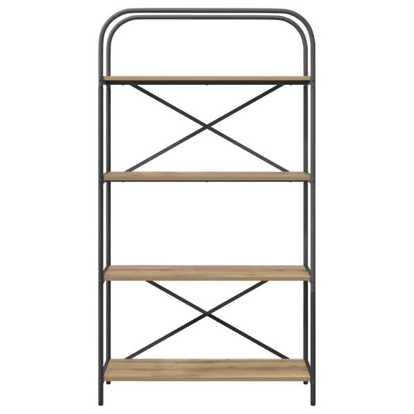 B?cherregal 4 Ebenen 80 x 30 x 146 cm Holzwerkstoff