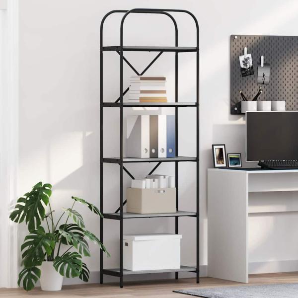 ARDEBO.de - Bücherregal 5 Ebenen 60 x 30 x 183 cm Holzwerkstoff