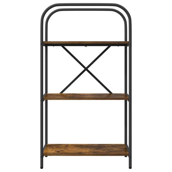 Bücherregal 3 Ebenen 60 x 30 x 109 cm Holzwerkstoff