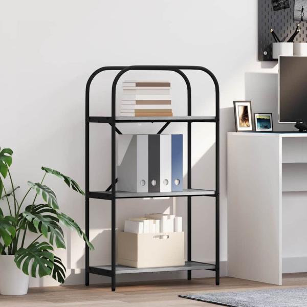 ARDEBO.de - B?cherregal 3 Ebenen 60 x 30 x 109 cm Holzwerkstoff