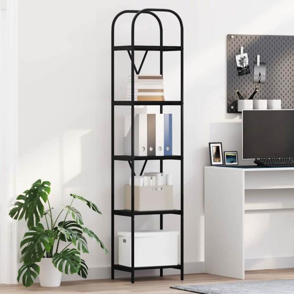 ARDEBO.de - Bücherregal 5 Ebenen 40 x 30 x 183 cm Holzwerkstoff