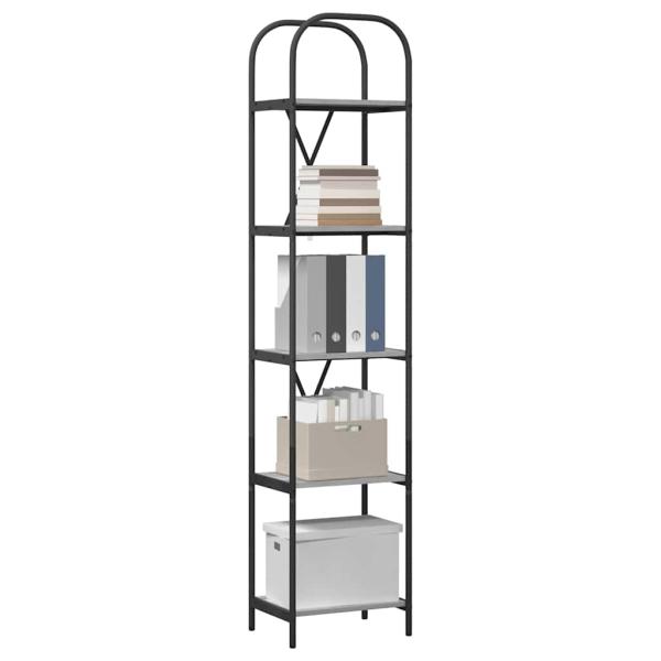 Bücherregal 5 Ebenen 40 x 30 x 183 cm Holzwerkstoff