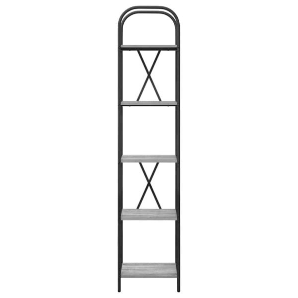 Bücherregal 5 Ebenen 40 x 30 x 183 cm Holzwerkstoff