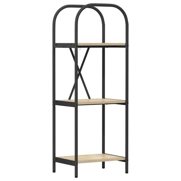 Bücherregal 3 Ebenen 40 x 30 x 109 cm Holzwerkstoff
