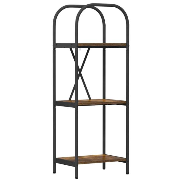 Bücherregal 3 Ebenen 40 x 30 x 109 cm Holzwerkstoff