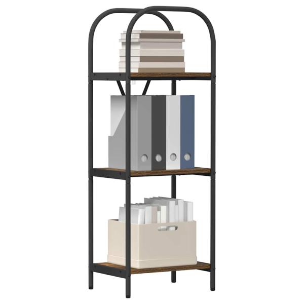 Bücherregal 3 Ebenen 40 x 30 x 109 cm Holzwerkstoff