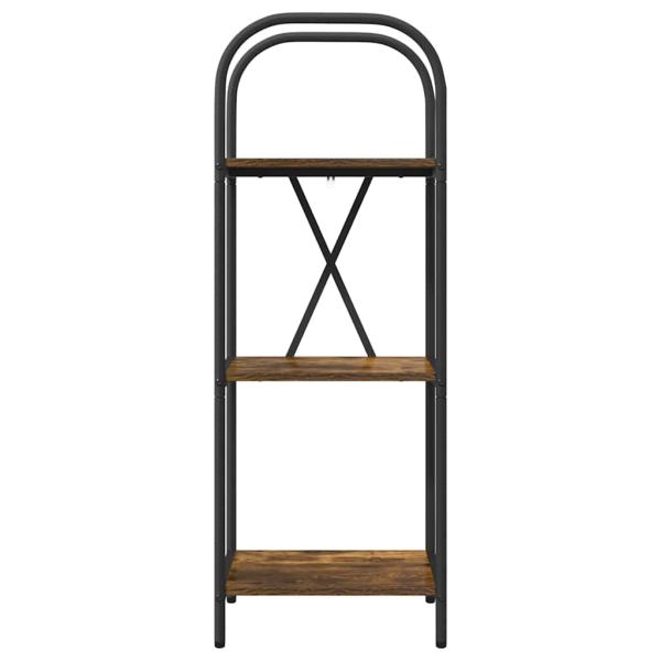 Bücherregal 3 Ebenen 40 x 30 x 109 cm Holzwerkstoff