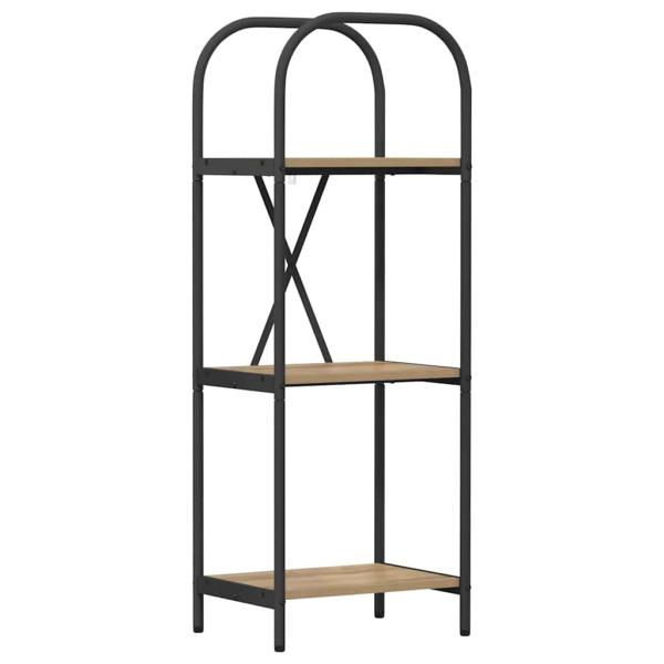 Bücherregal 3 Ebenen 40 x 30 x 109 cm Holzwerkstoff