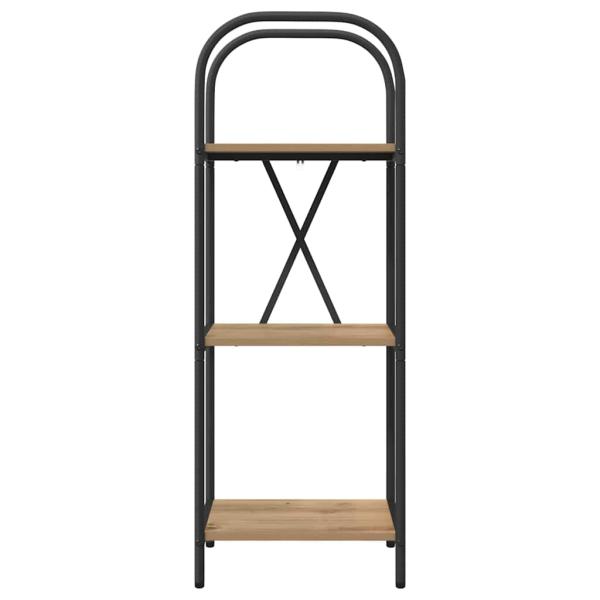 Bücherregal 3 Ebenen 40 x 30 x 109 cm Holzwerkstoff