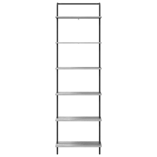 Bücherregal 6 Ebenen 60 x 24 x 203 cm Holzwerkstoff