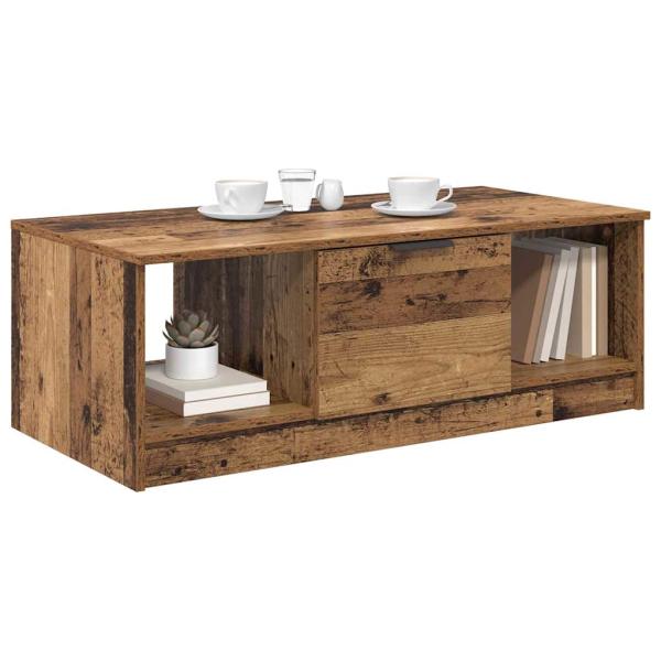 Couchtisch Altholz 102 x 50 x 36cm Holzwerkstoff