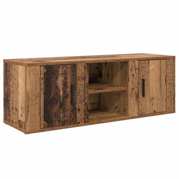 TV-Schränk 100 x 31,5 x 35 cm Altholz Holzwerkstoff