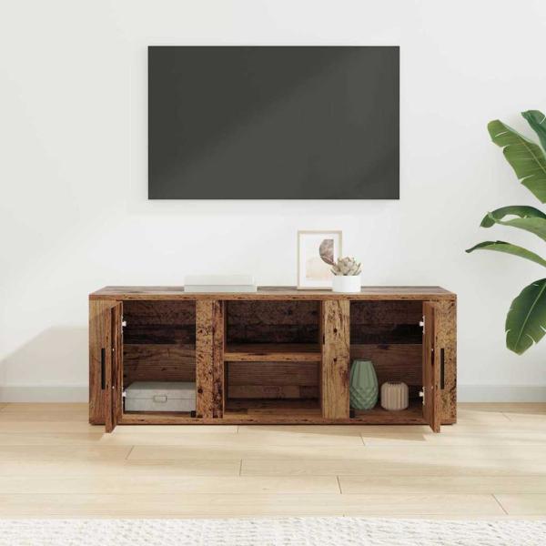 TV-Schränk 100 x 31,5 x 35 cm Altholz Holzwerkstoff